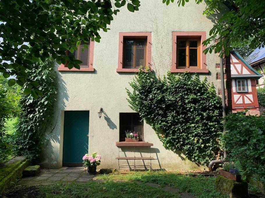 Ferienwohnung In Historischer Muehle Buchen  Exterior foto
